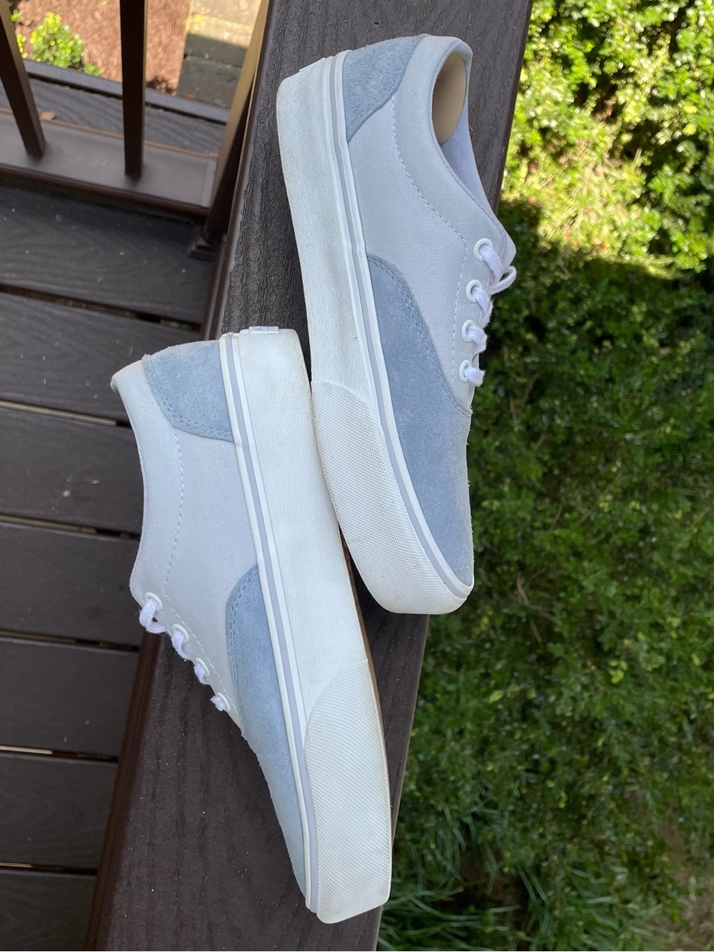 ๐ VANS Era Suede 'Drizzle Ballad Blue' Colorblock Sneakers Women's Size 8.5 - Picture 7 of 9